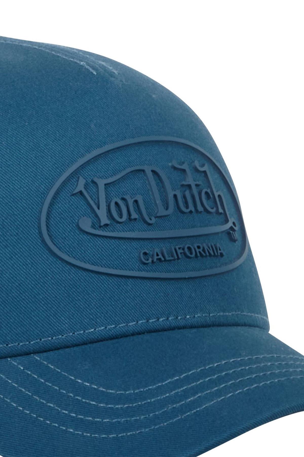 Blue tone-on-tone trucker cap - Image n°2