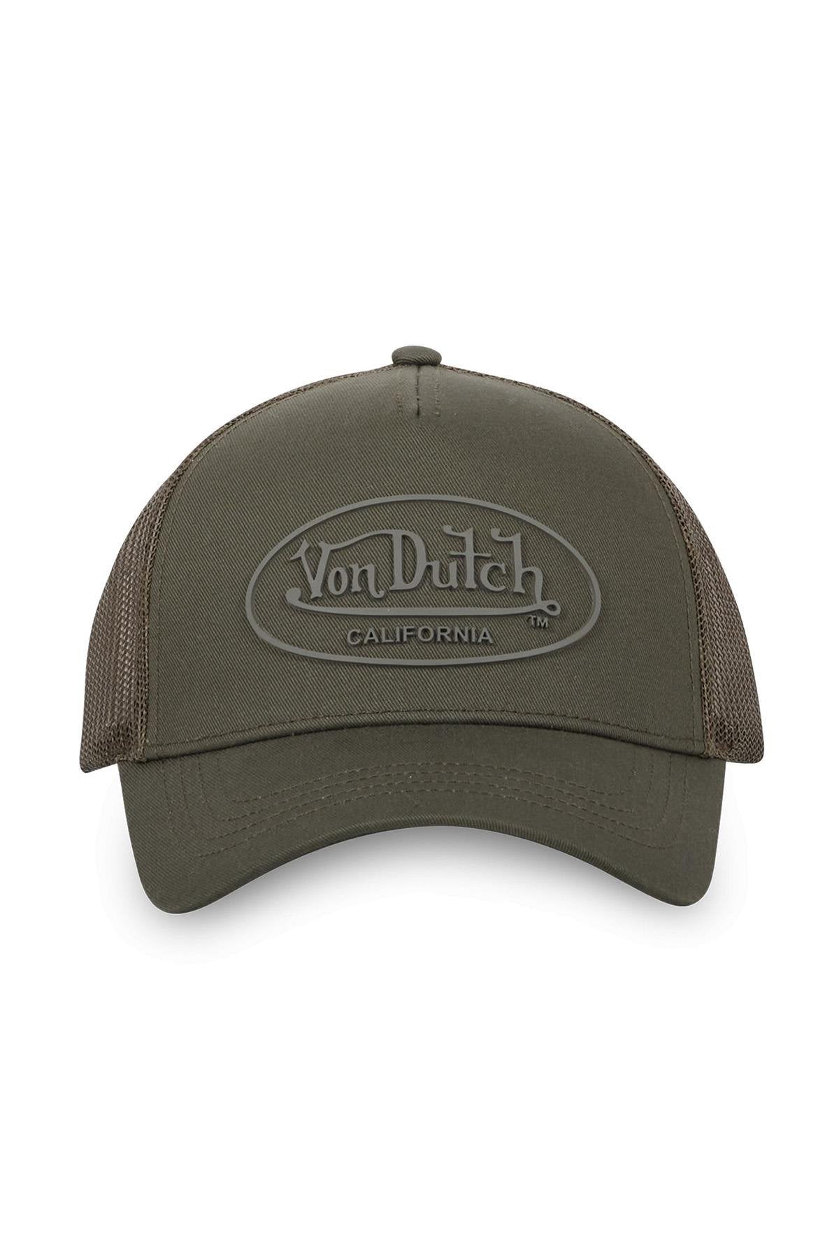 Khaki tone-on-tone trucker cap - Image n°4