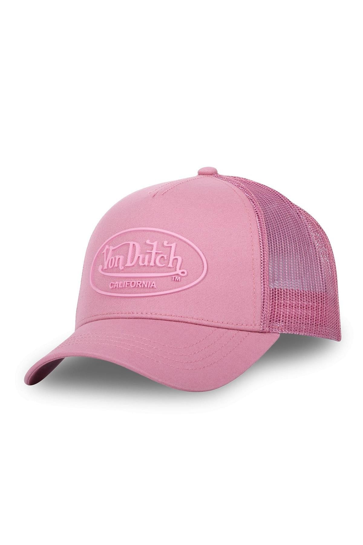 Tone-on-tone pink trucker cap - Image n°1