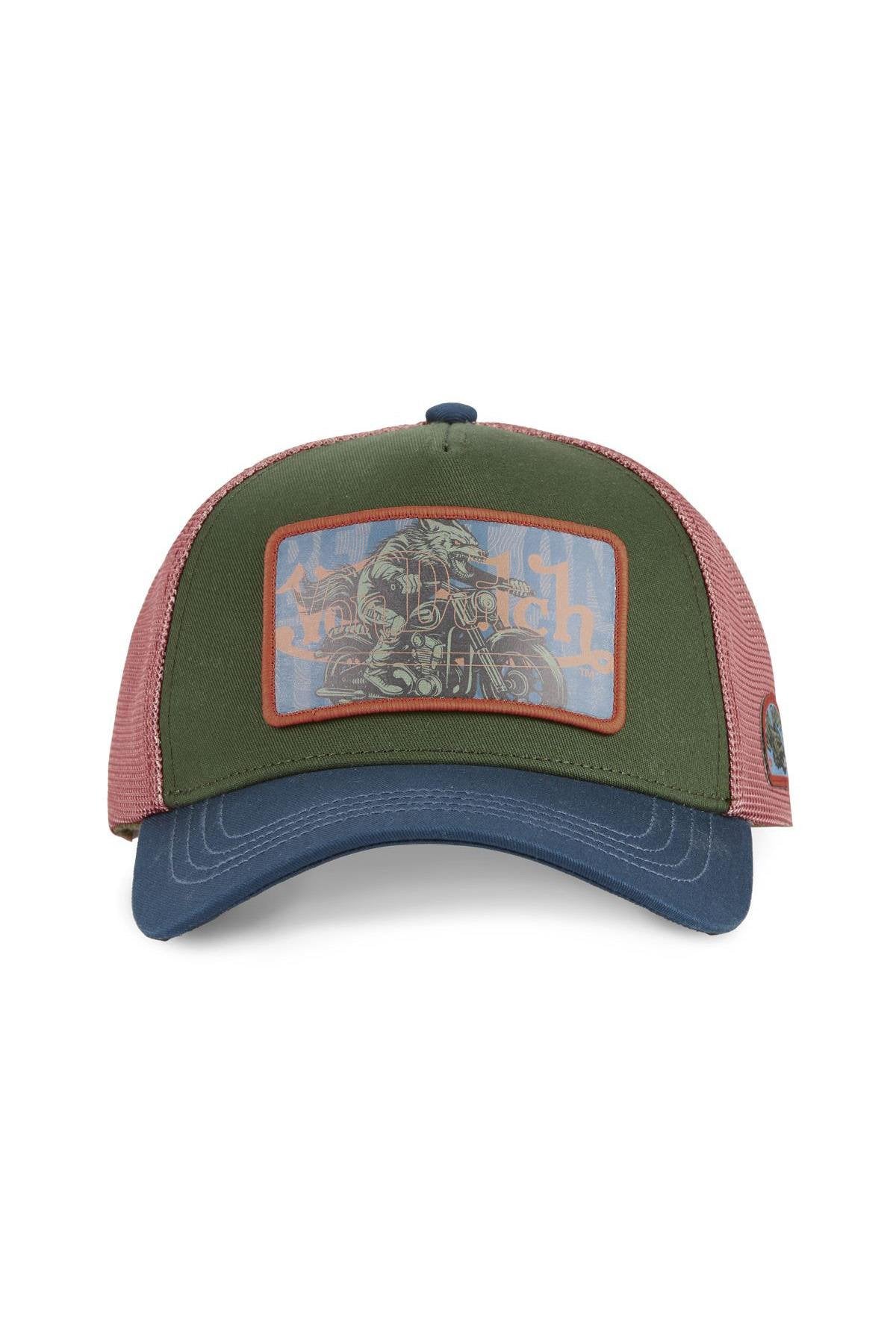 Tricolor cap with patch - Image n°4