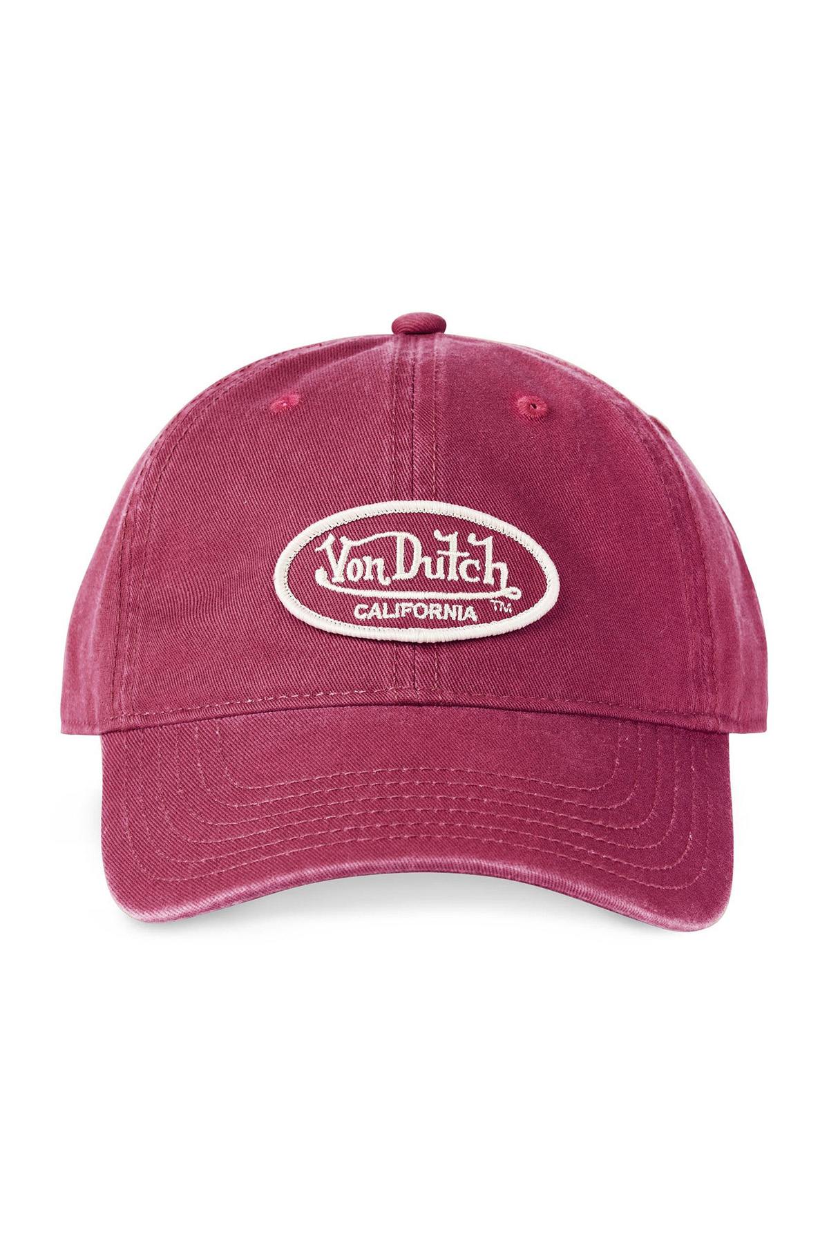 Burgundy cotton cap - Image n°5