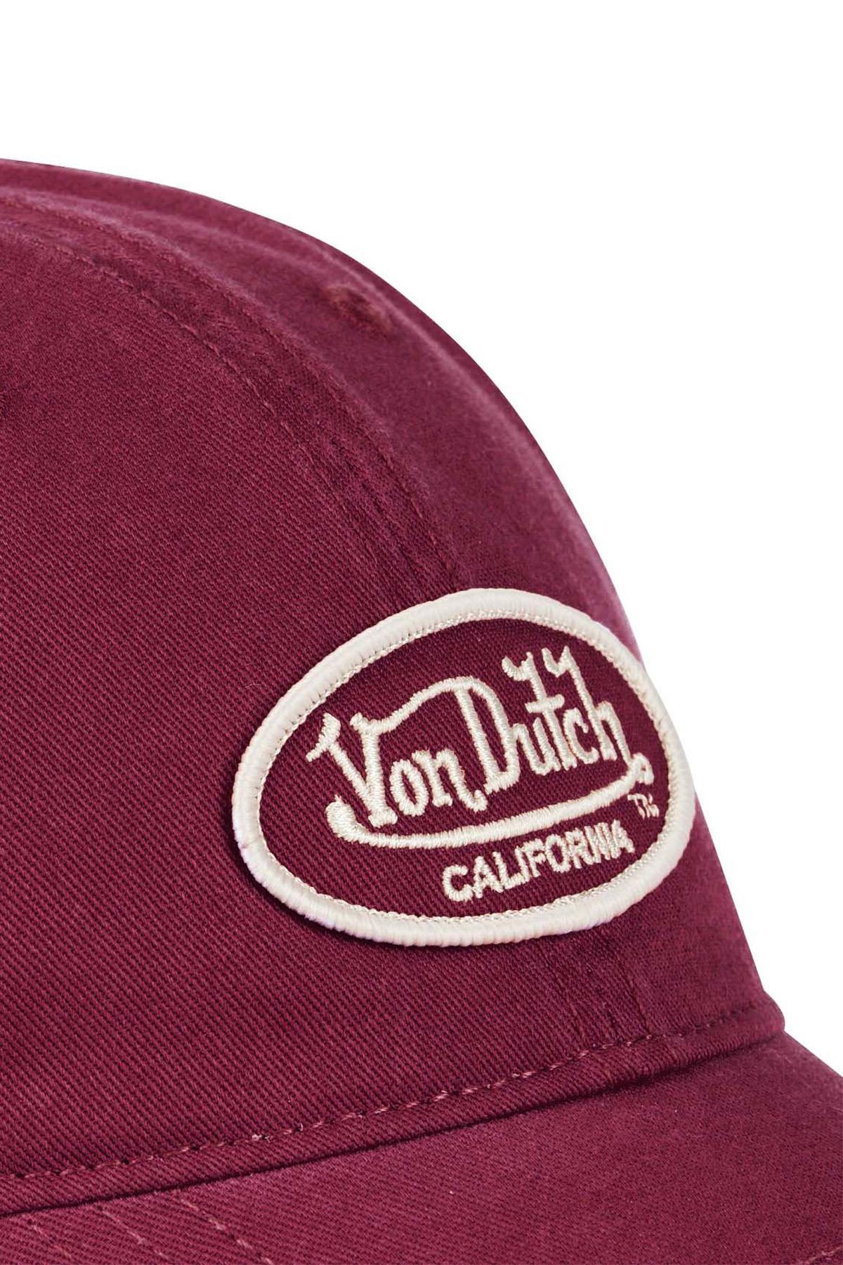 Burgundy cotton cap - Image n°2