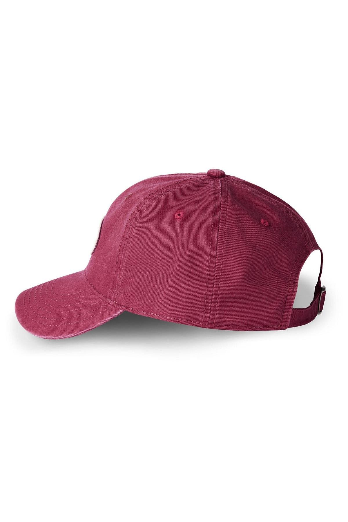 Burgundy cotton cap - Image n°3