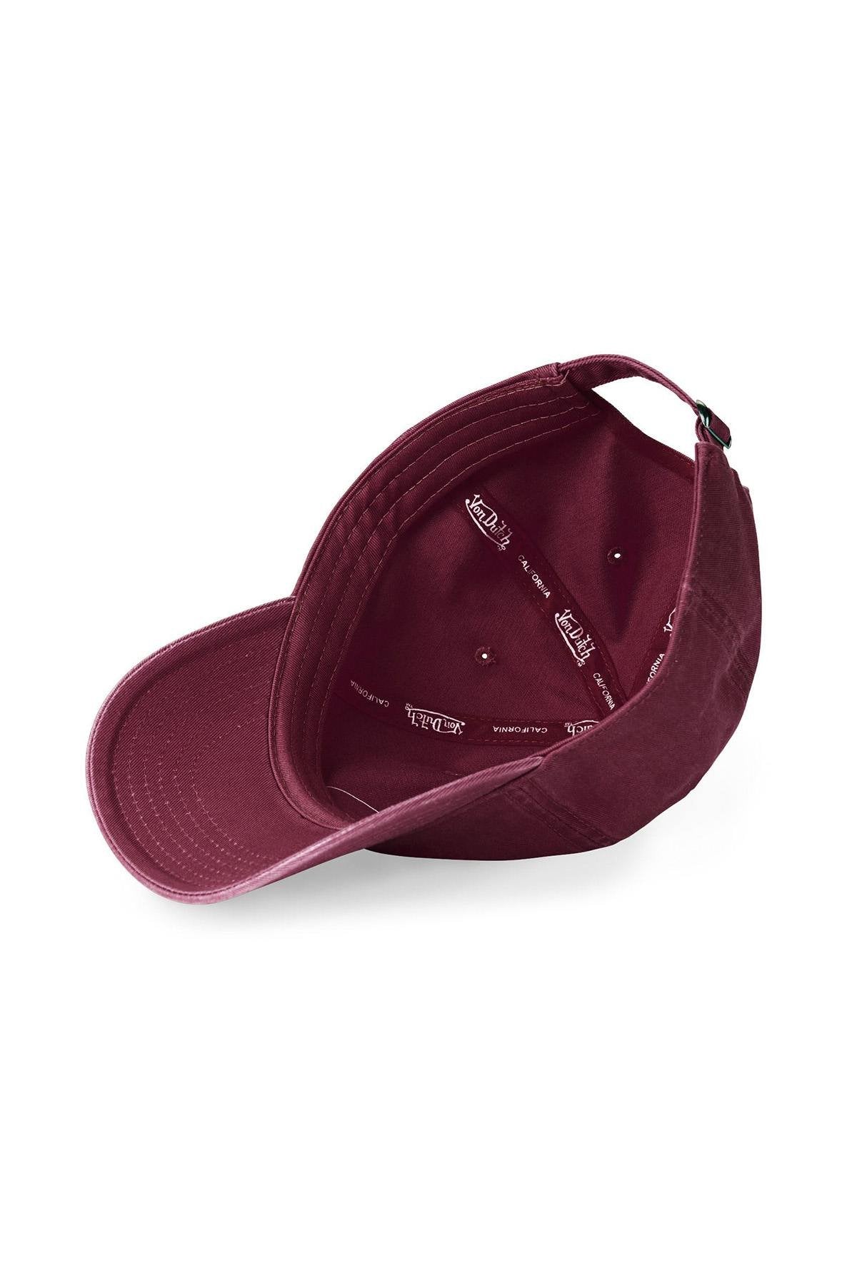 Burgundy cotton cap - Image n°4