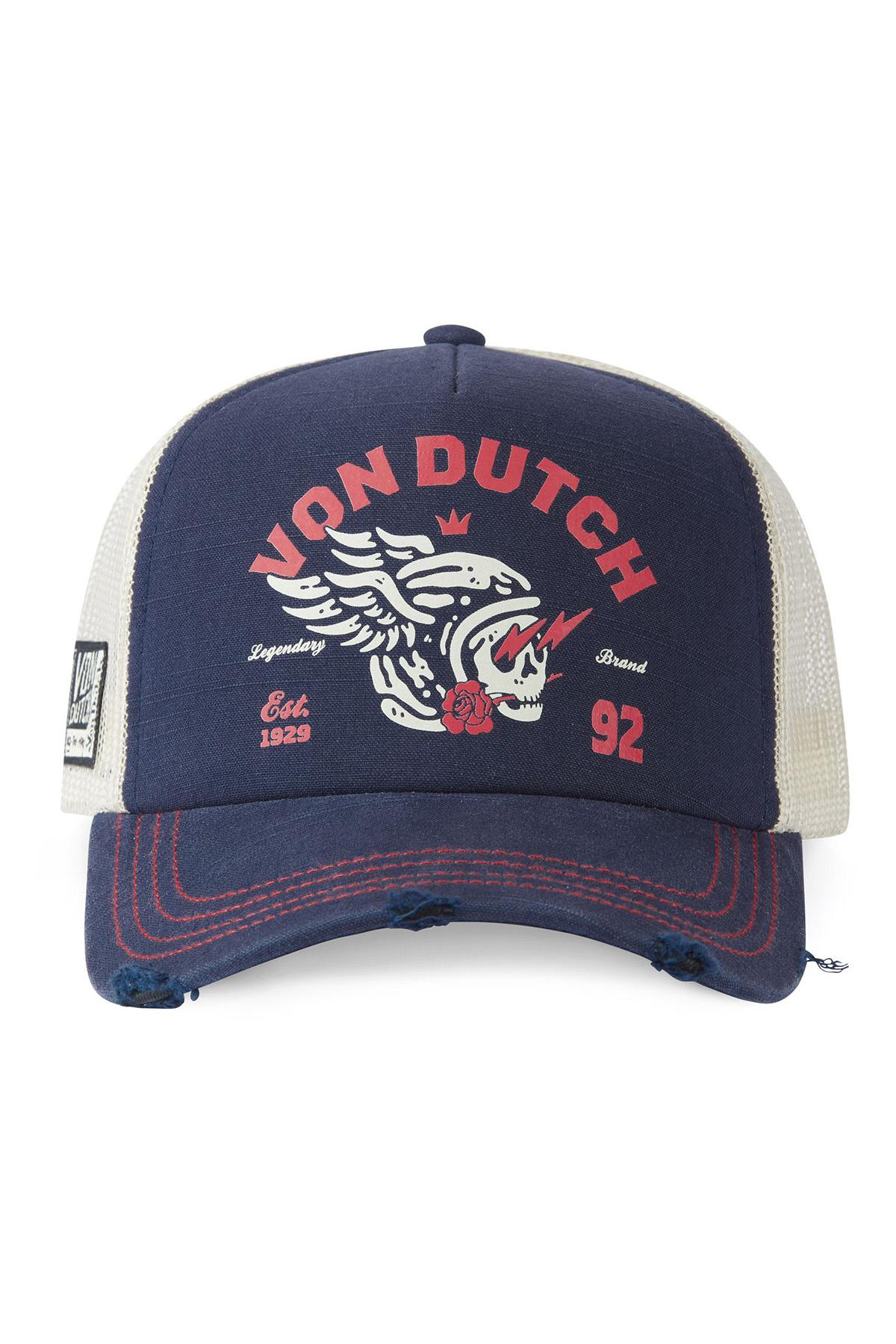 Blue, white and red trucker cap - Image n°5