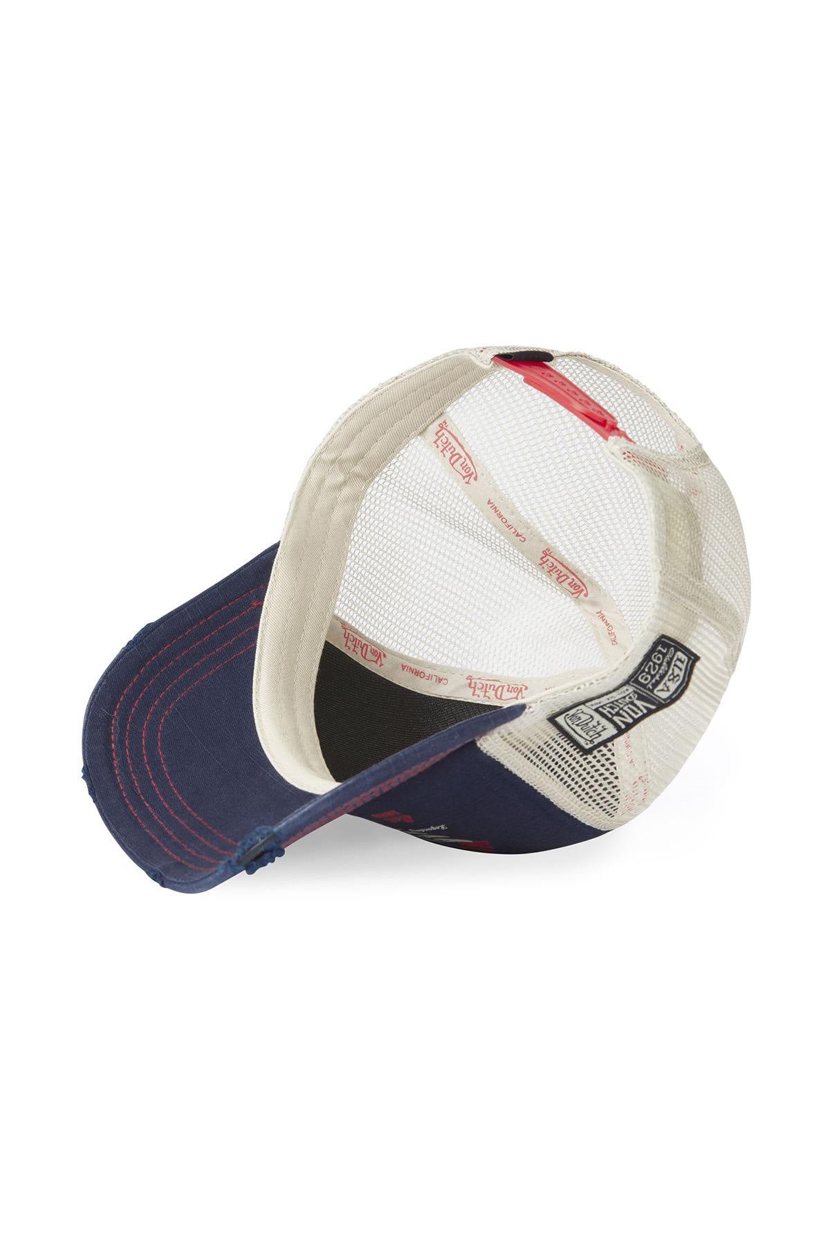 Blue, white and red trucker cap - Image n°4