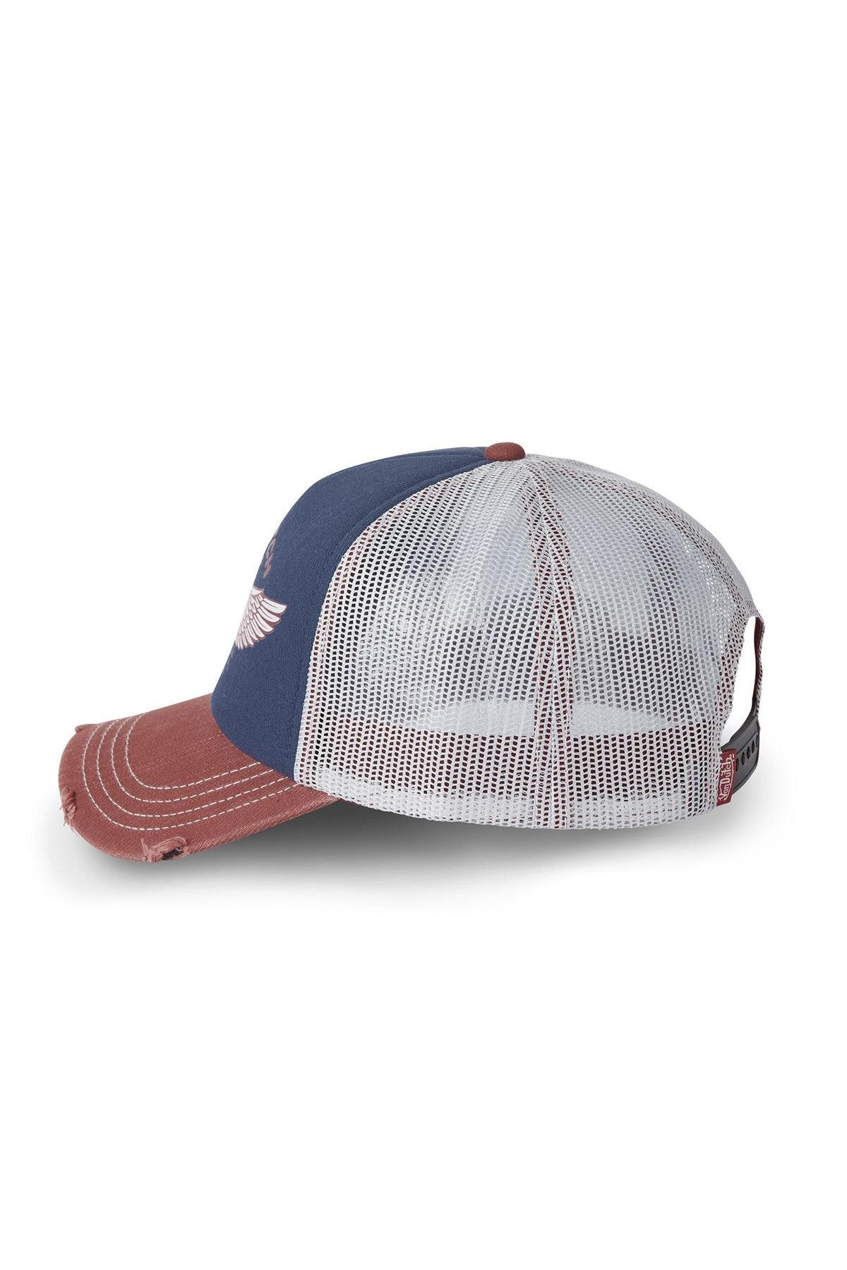 Vintage style tricolor cap - Image n°3