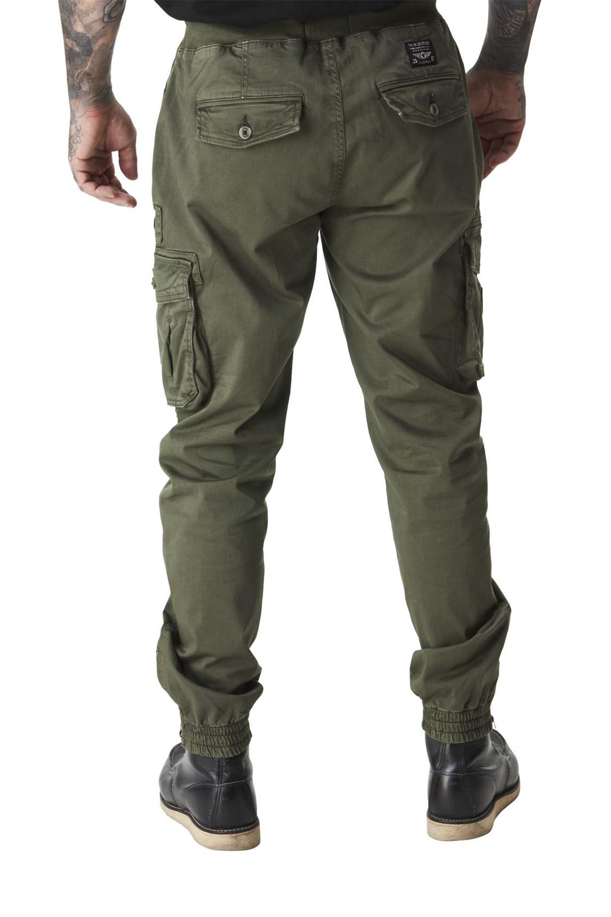 Men's Khaki Cargo Pants - Image n°2