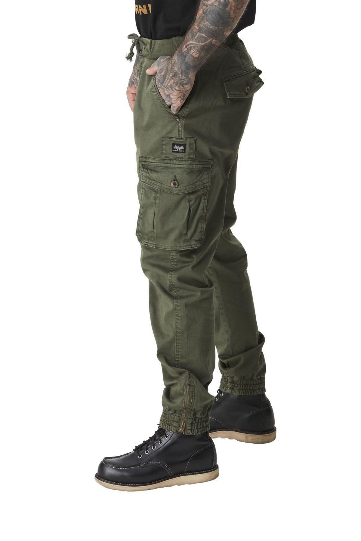 Men's Khaki Cargo Pants - Image n°3