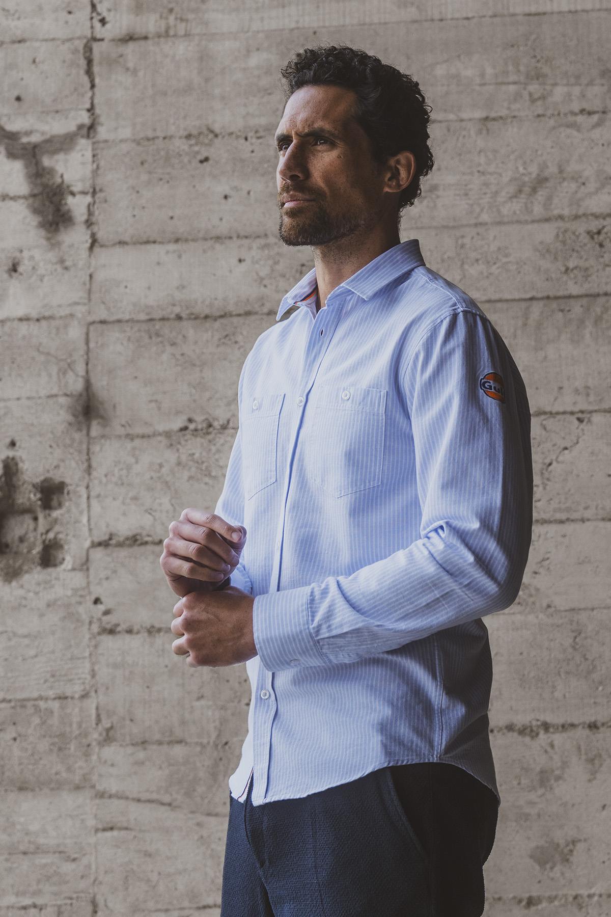 Gulf light blue shirt - Image n°1