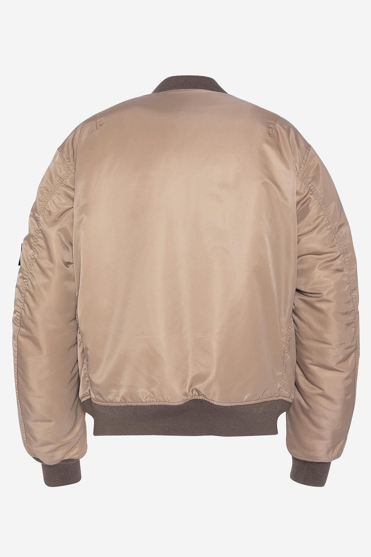 MA-1 Bomber Washed in Recycled Nylon in Desert Color - Image n°2