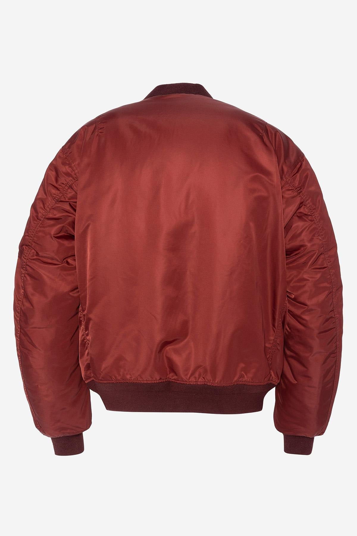 MA-1 Bomber washed in recycled nylon cordovan color - Image n°2