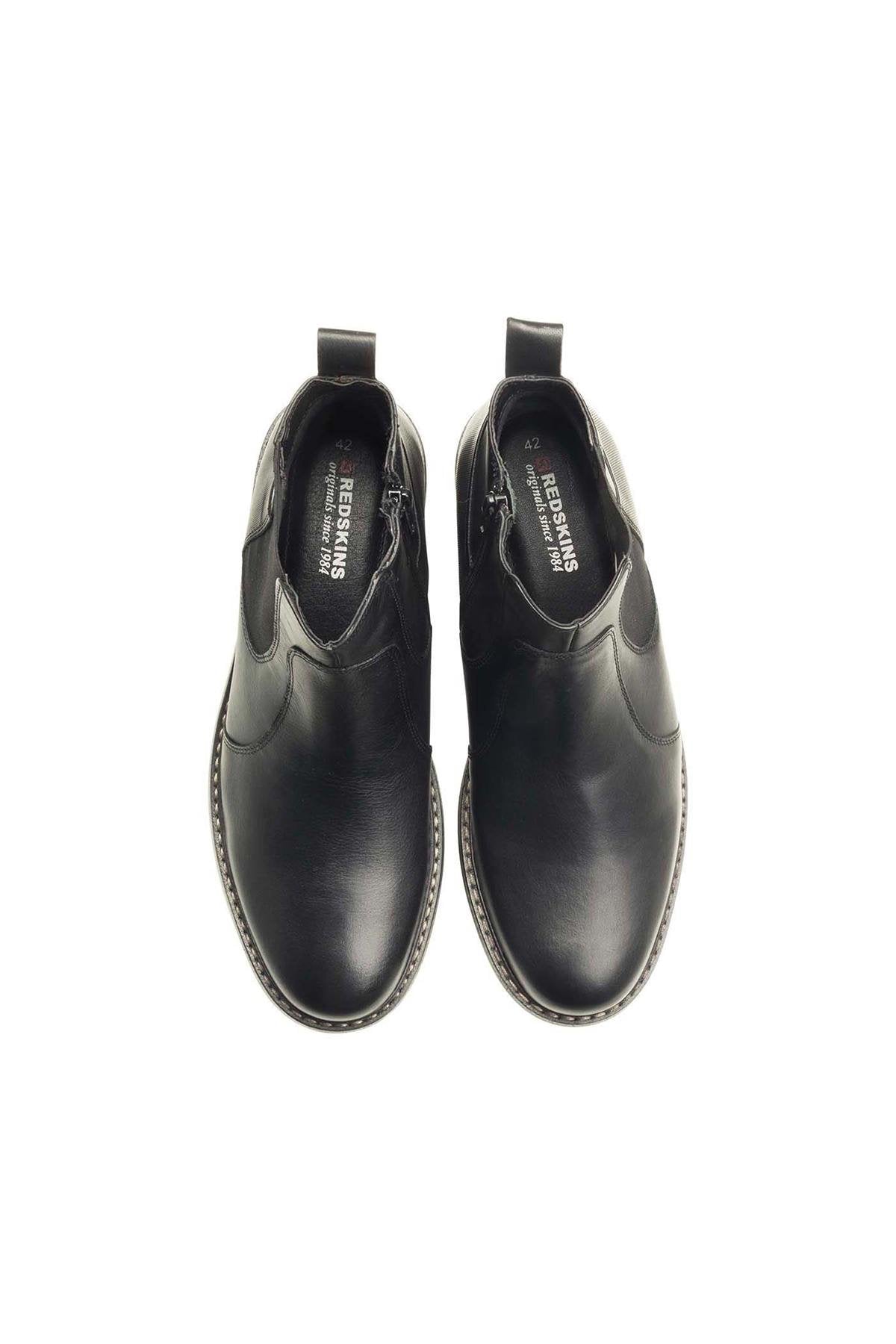 Black leather Chelsea boots in a chic style - Image n°4