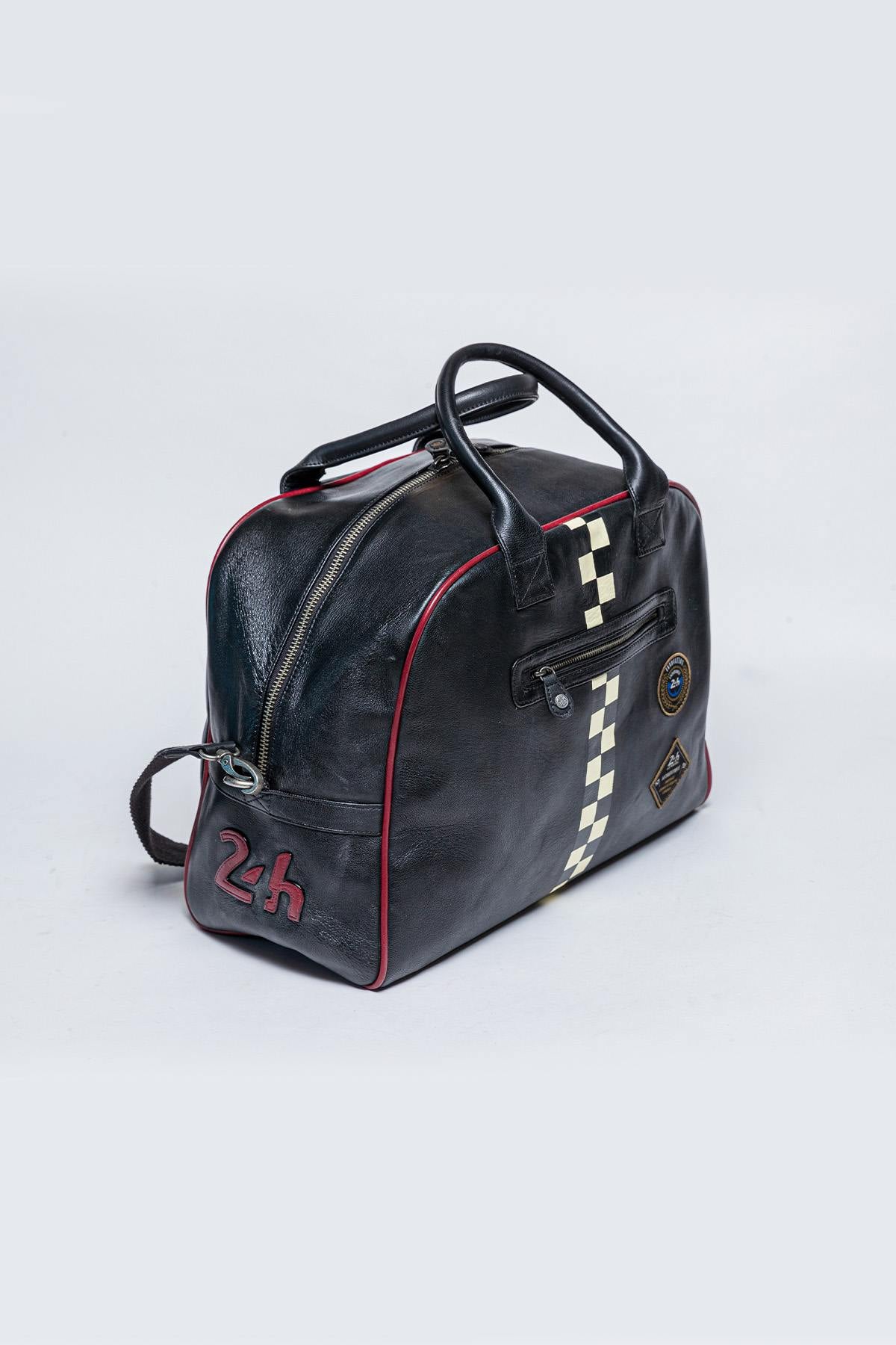 24H Le Mans Black Leather Handbag - Image n°3