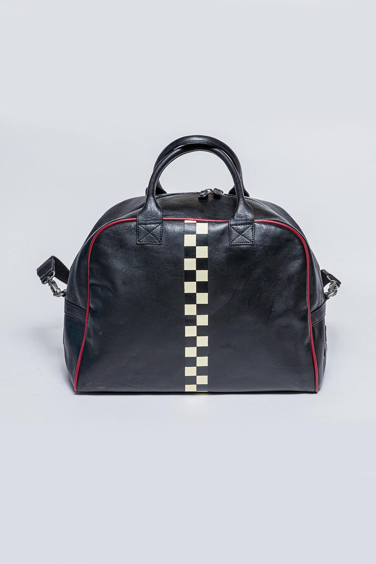 24H Le Mans Black Leather Handbag - Image n°2