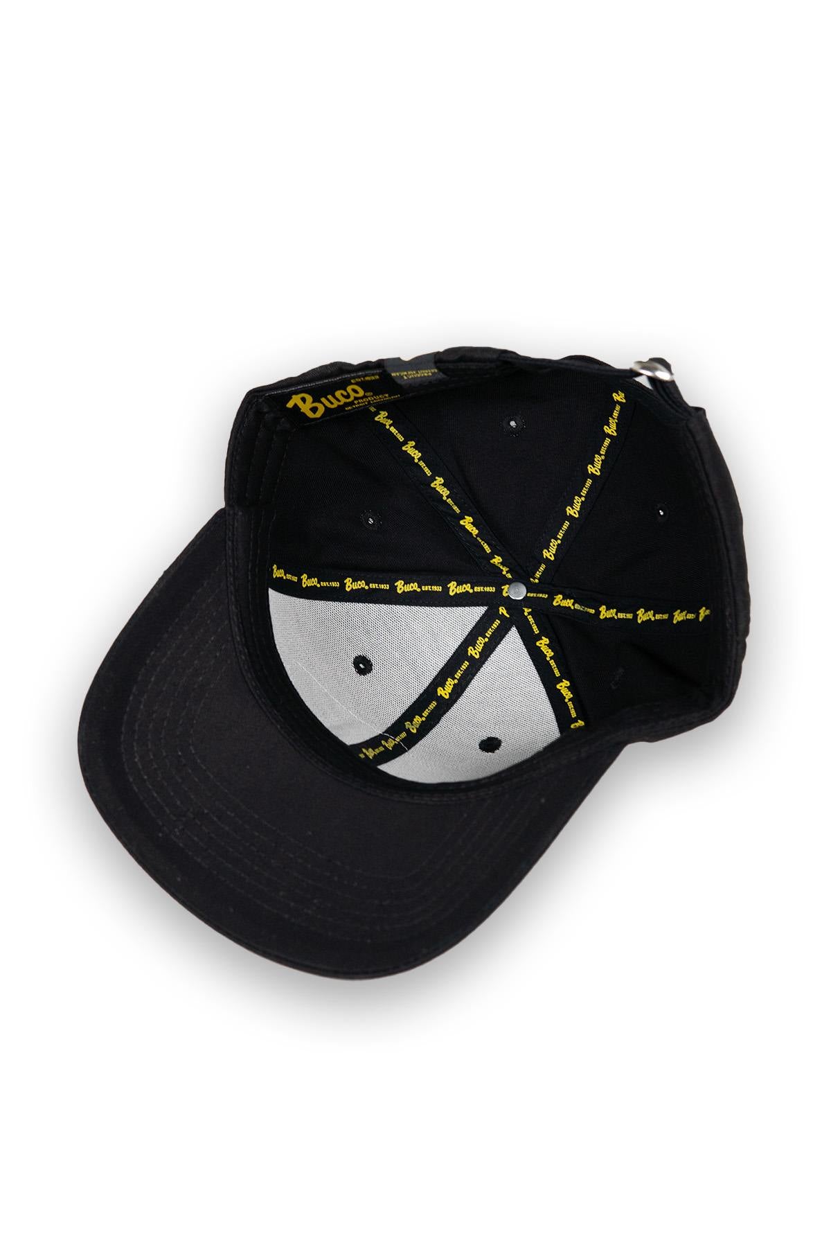 Black cap with white and red diamond logo - Image n°3