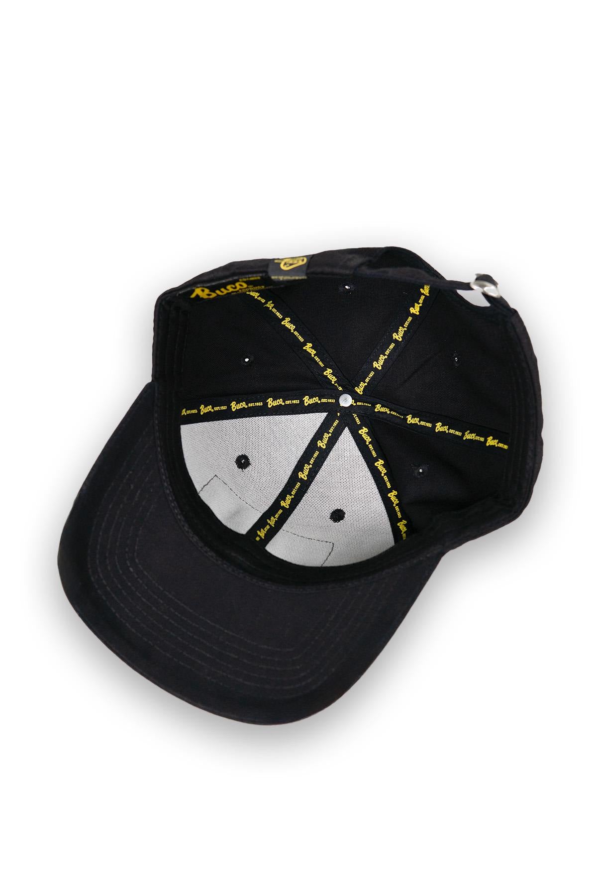 Black cap with black and white Product logo - Image n°3