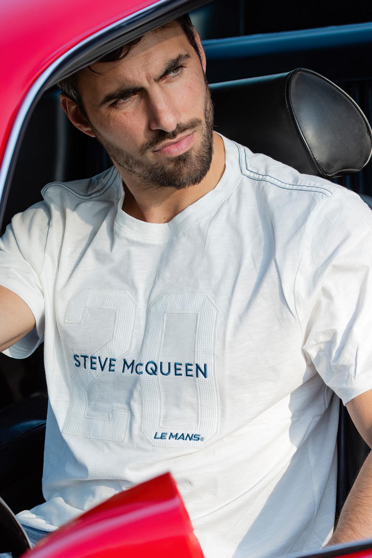 Steve McQueen ecru short-sleeved t-shirt - Image n°4