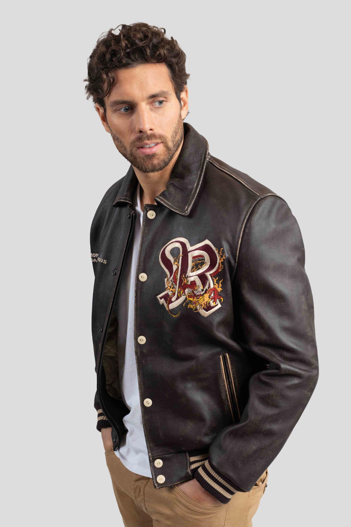 Redskins Vintage Dragon Leather Jacket - Image n°5