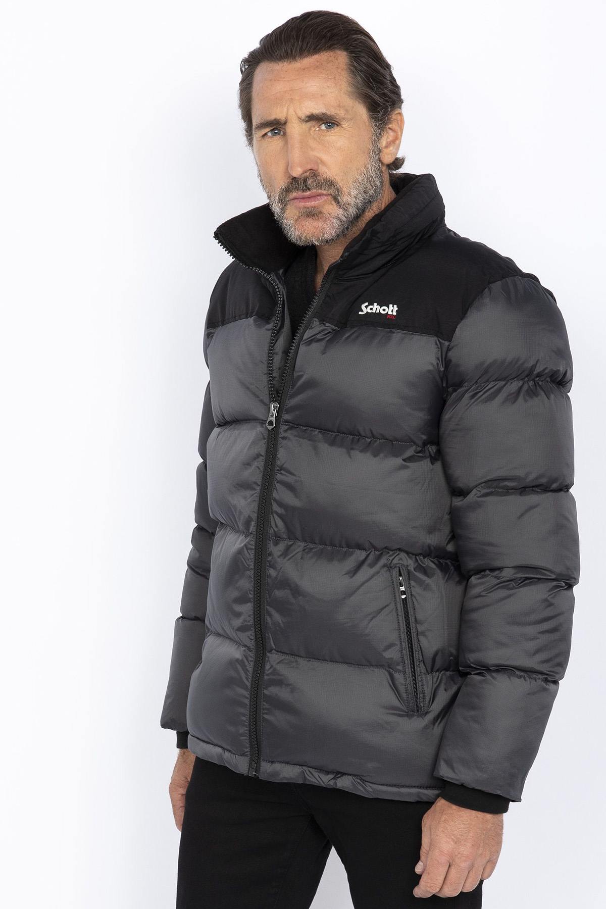 Anthracite down jacket - Image n°5