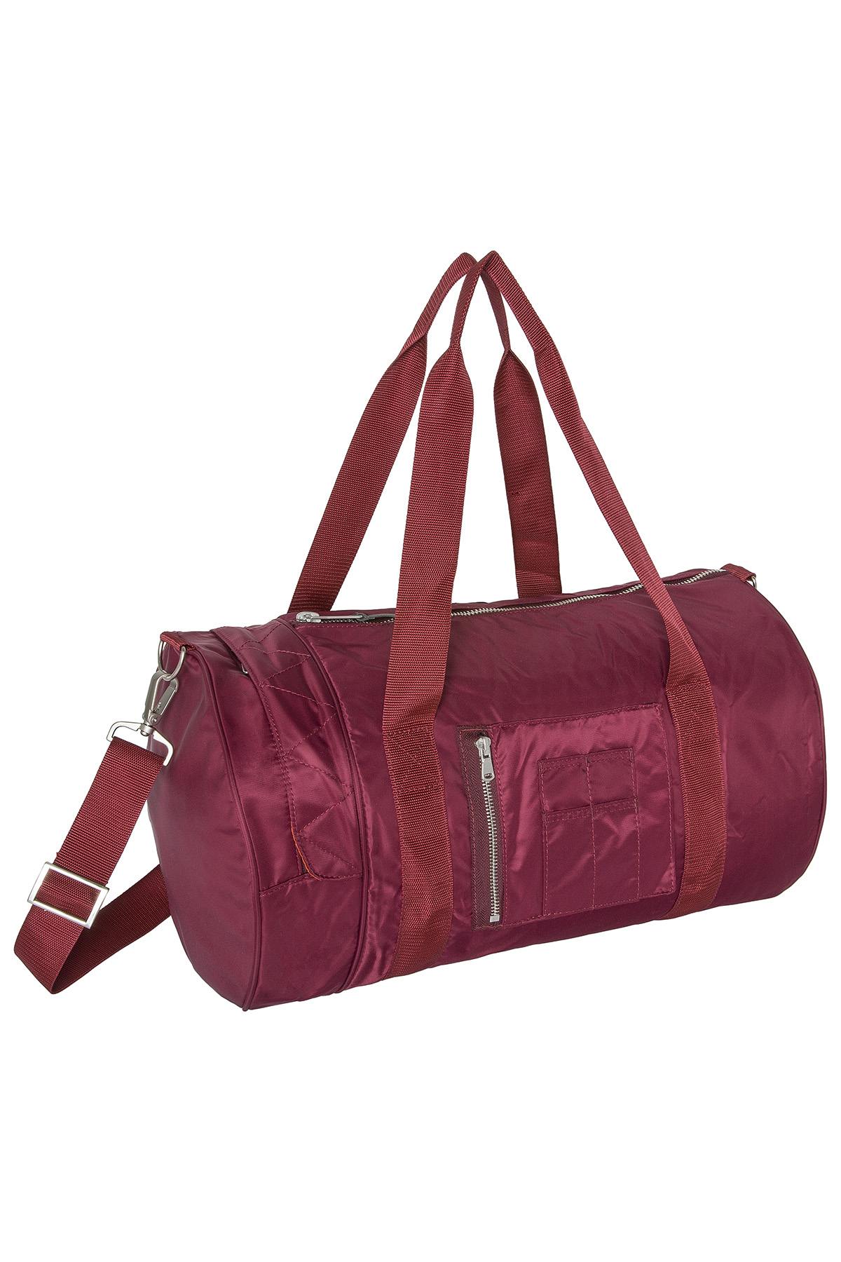 Burgundy lightweight travel bag - Image n°6