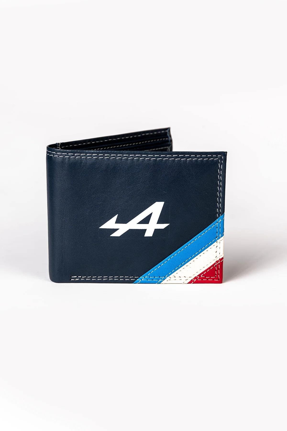 Alpine Navy Leather Wallet - Image n°1