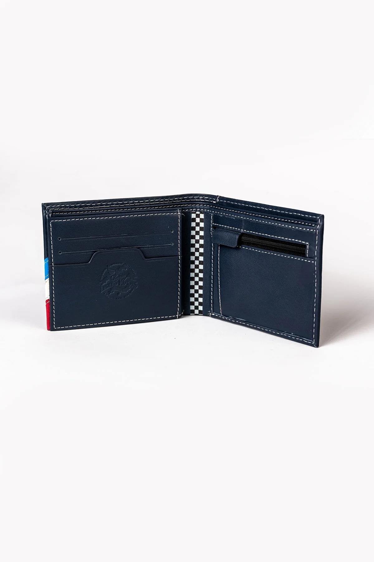 Alpine Navy Leather Wallet - Image n°3