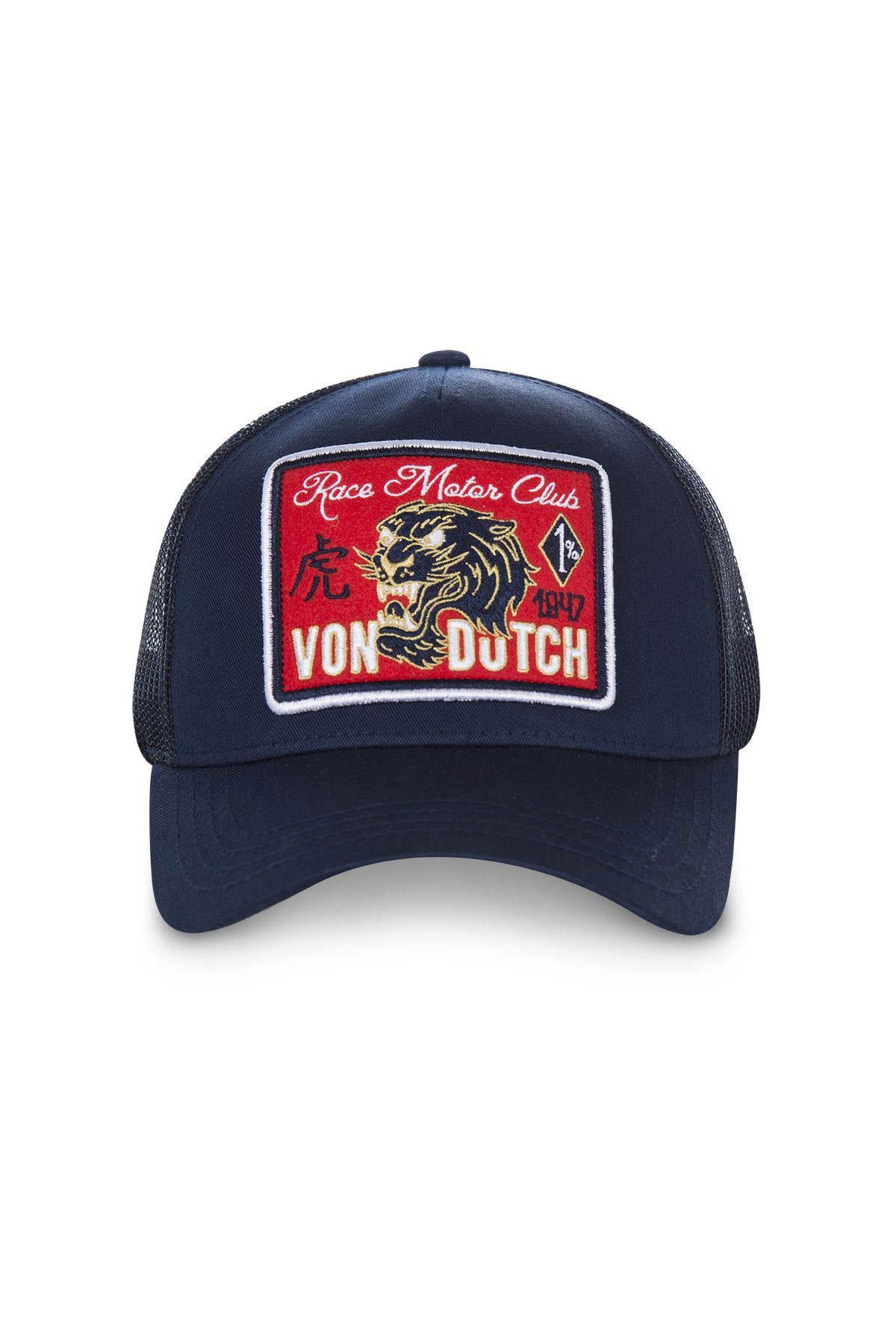 Navy blue baseball cap with tiger badge - Image n°3