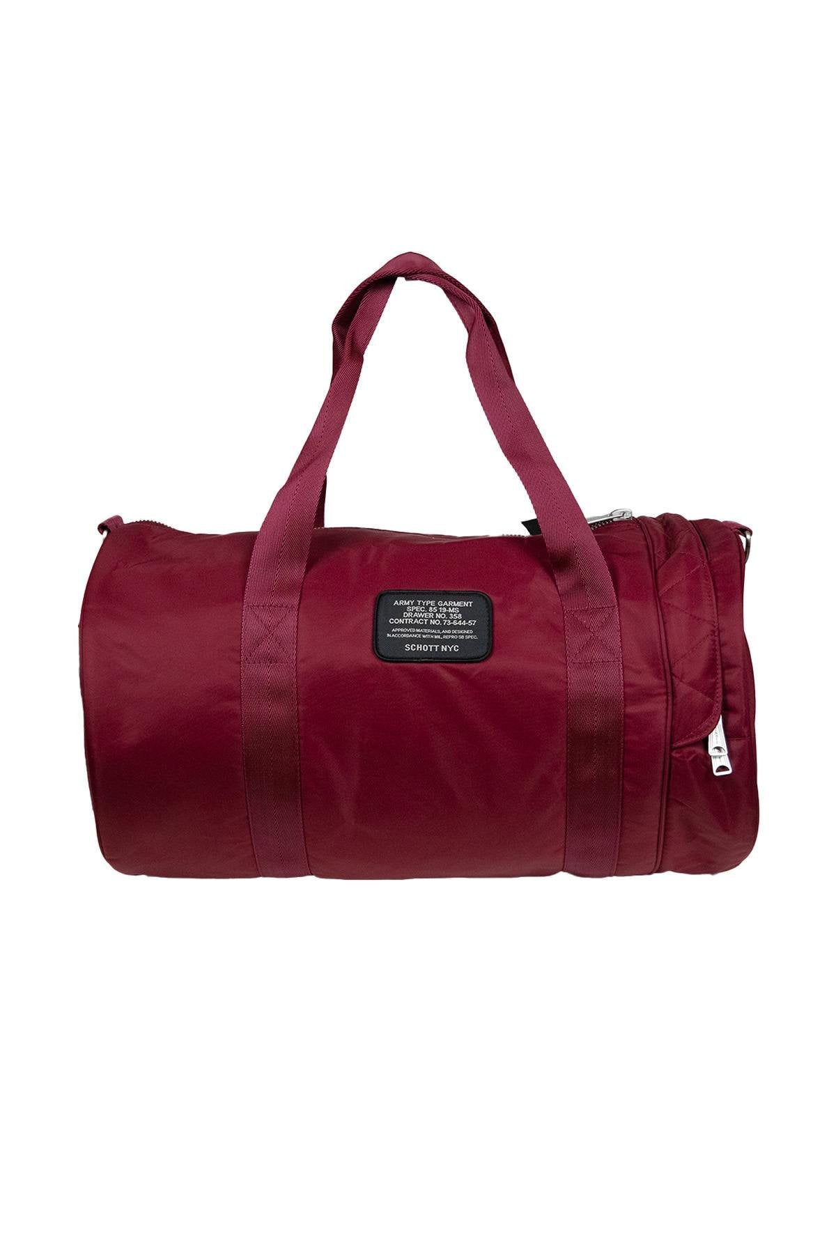 Burgundy lightweight travel bag - Image n°2