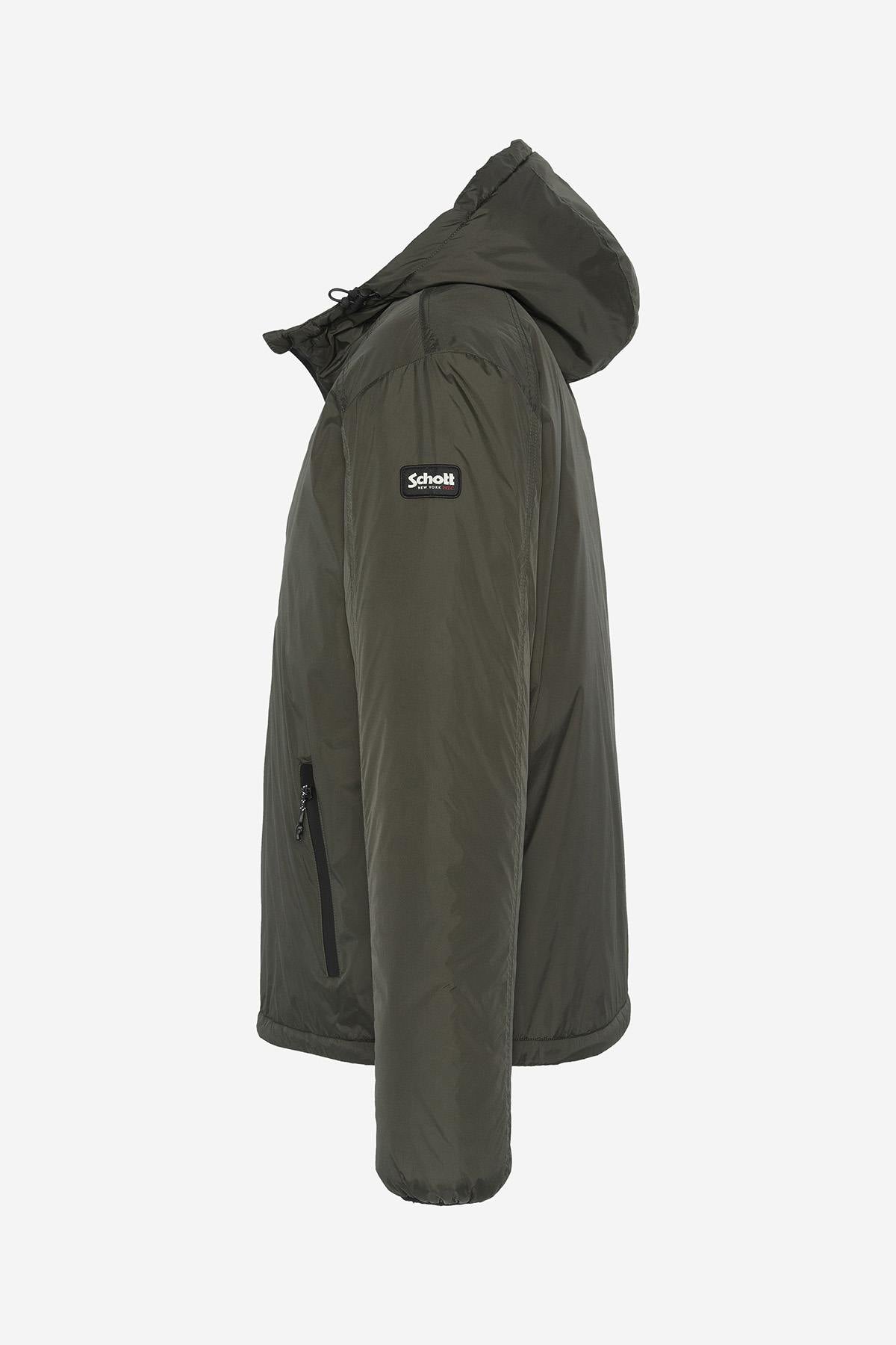 Khaki Sherpa-Lined Hooded Parka - Image n°6