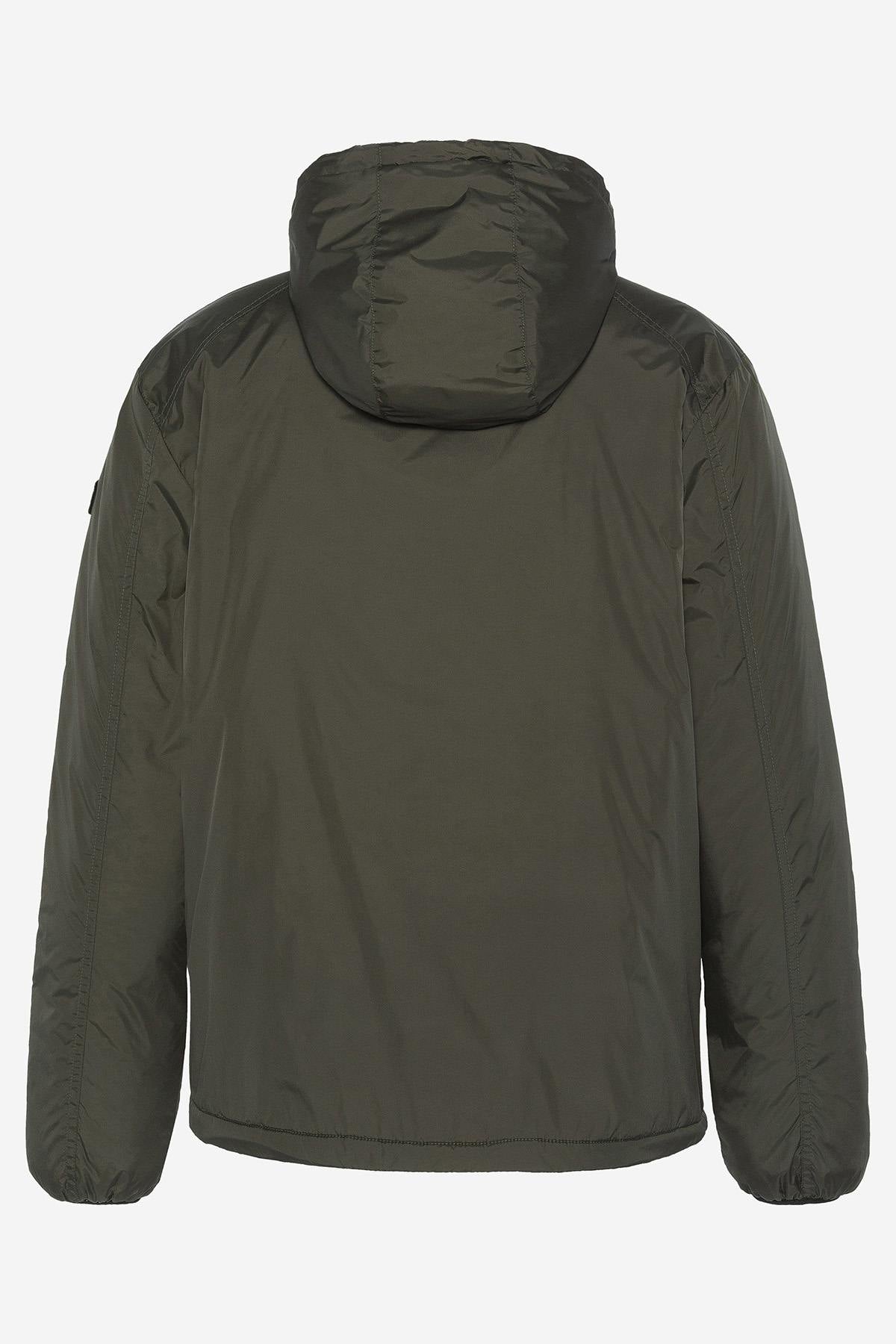 Khaki Sherpa-Lined Hooded Parka - Image n°7