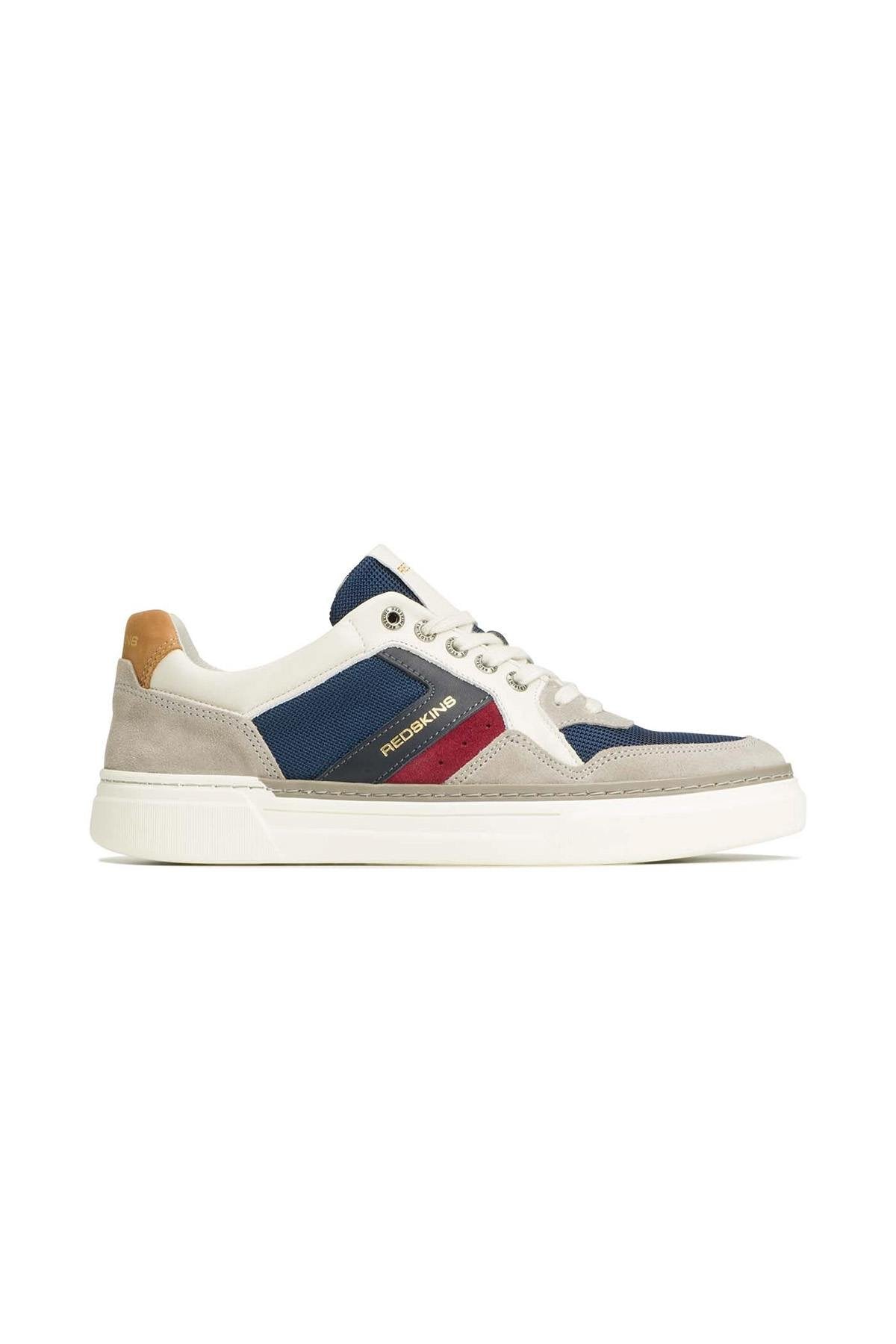 Men's multi-colored leather sneakers - Image n°3