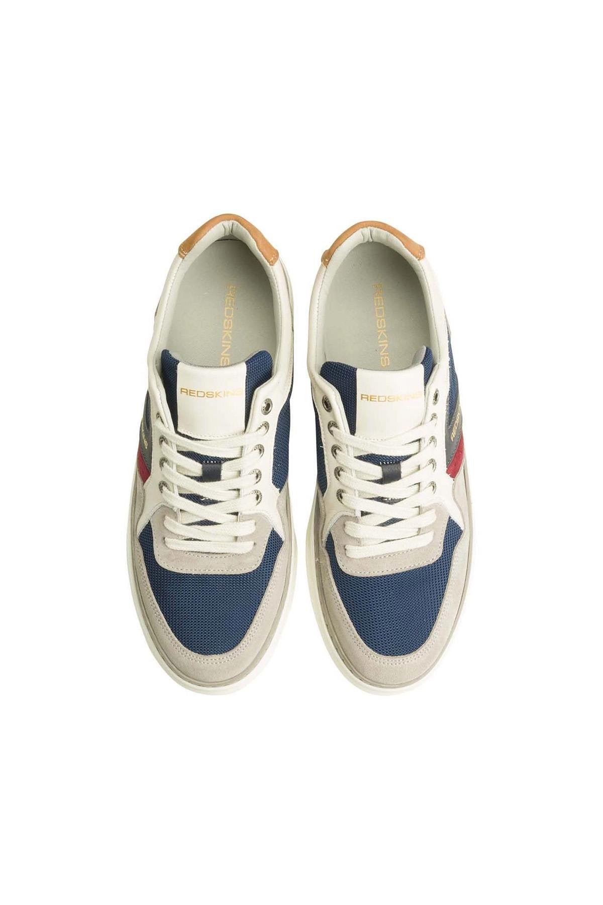 Men's multi-colored leather sneakers - Image n°4