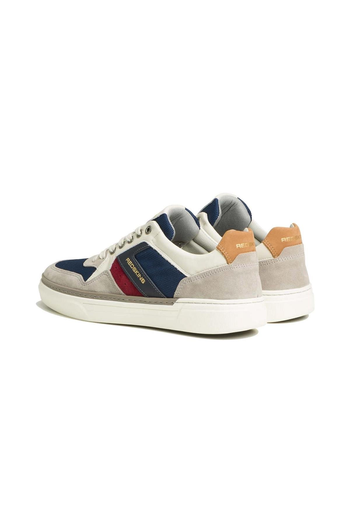 Men's multi-colored leather sneakers - Image n°2