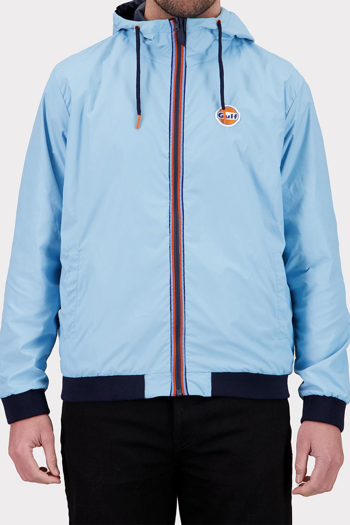 Blue reversible windbreaker - Image n°3