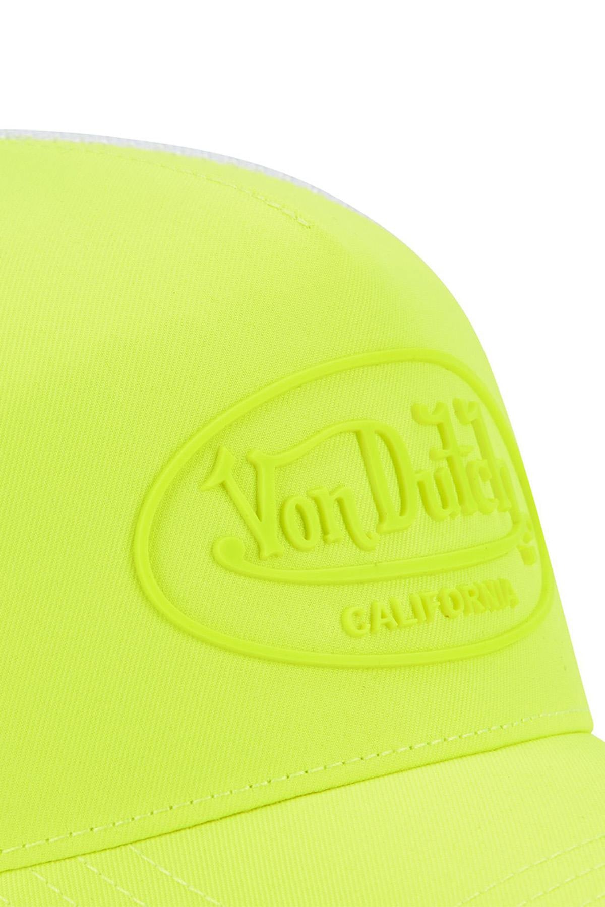 Neon yellow and white mesh cap - Image n°3