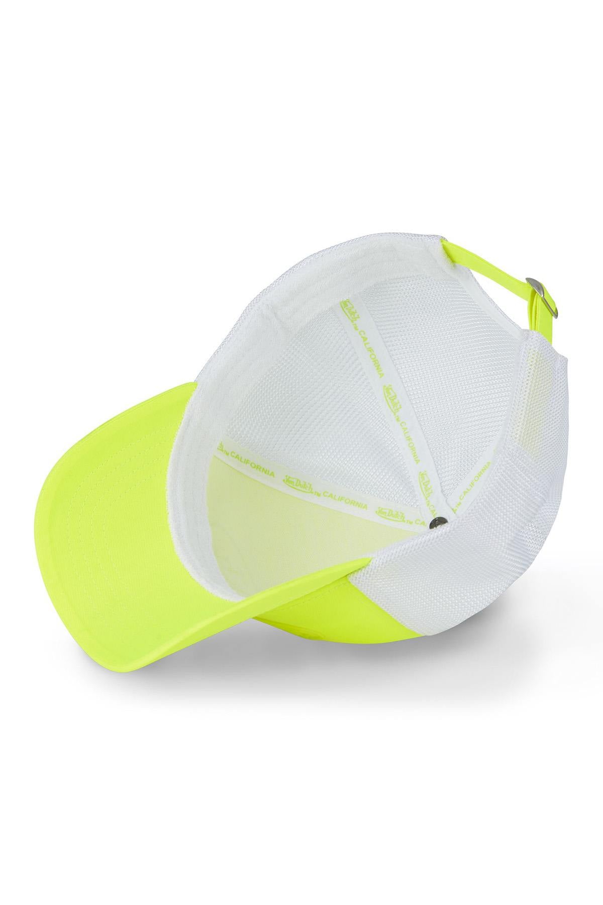 Neon yellow and white mesh cap - Image n°5