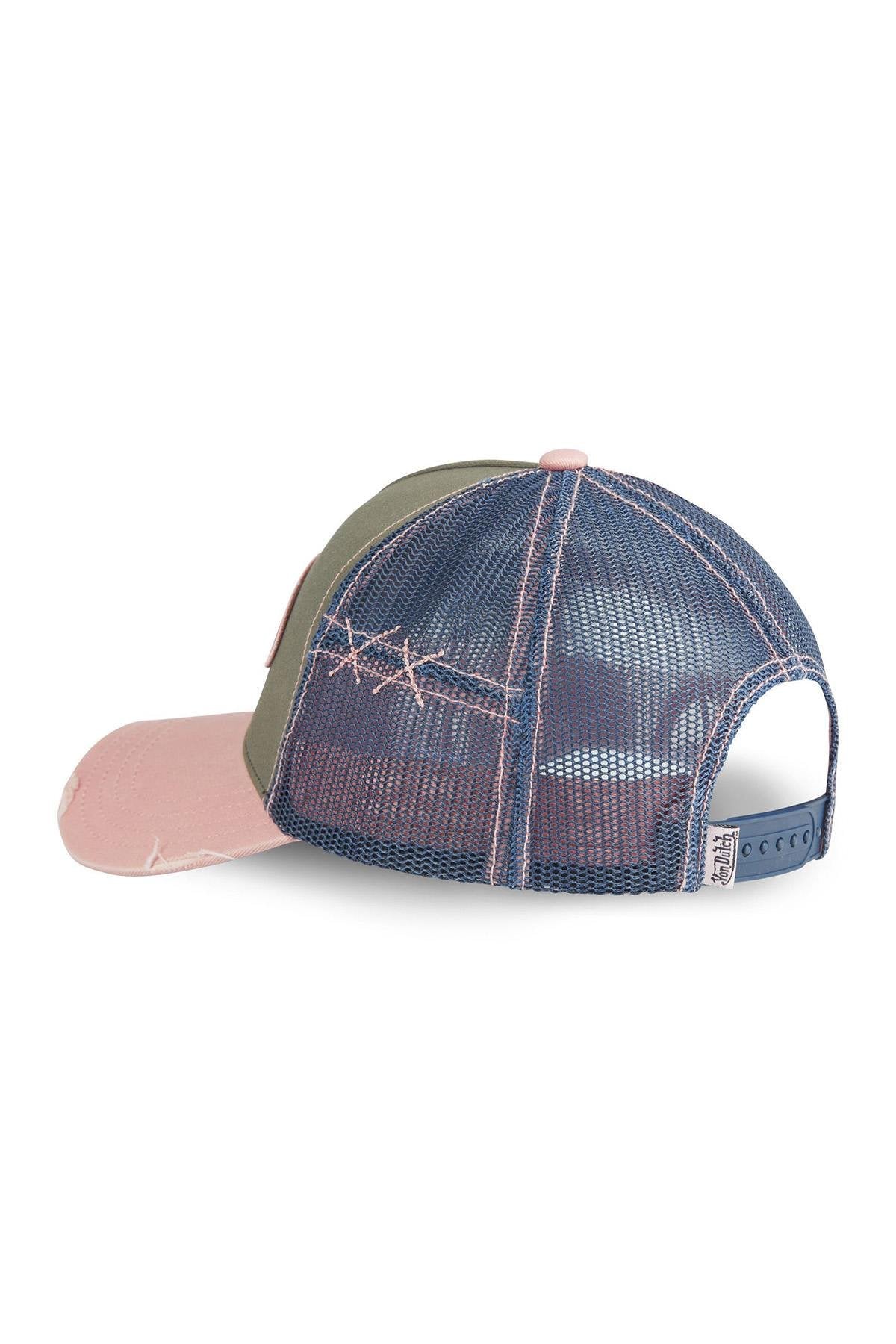 Tricolor cap with worn effect - Image n°2