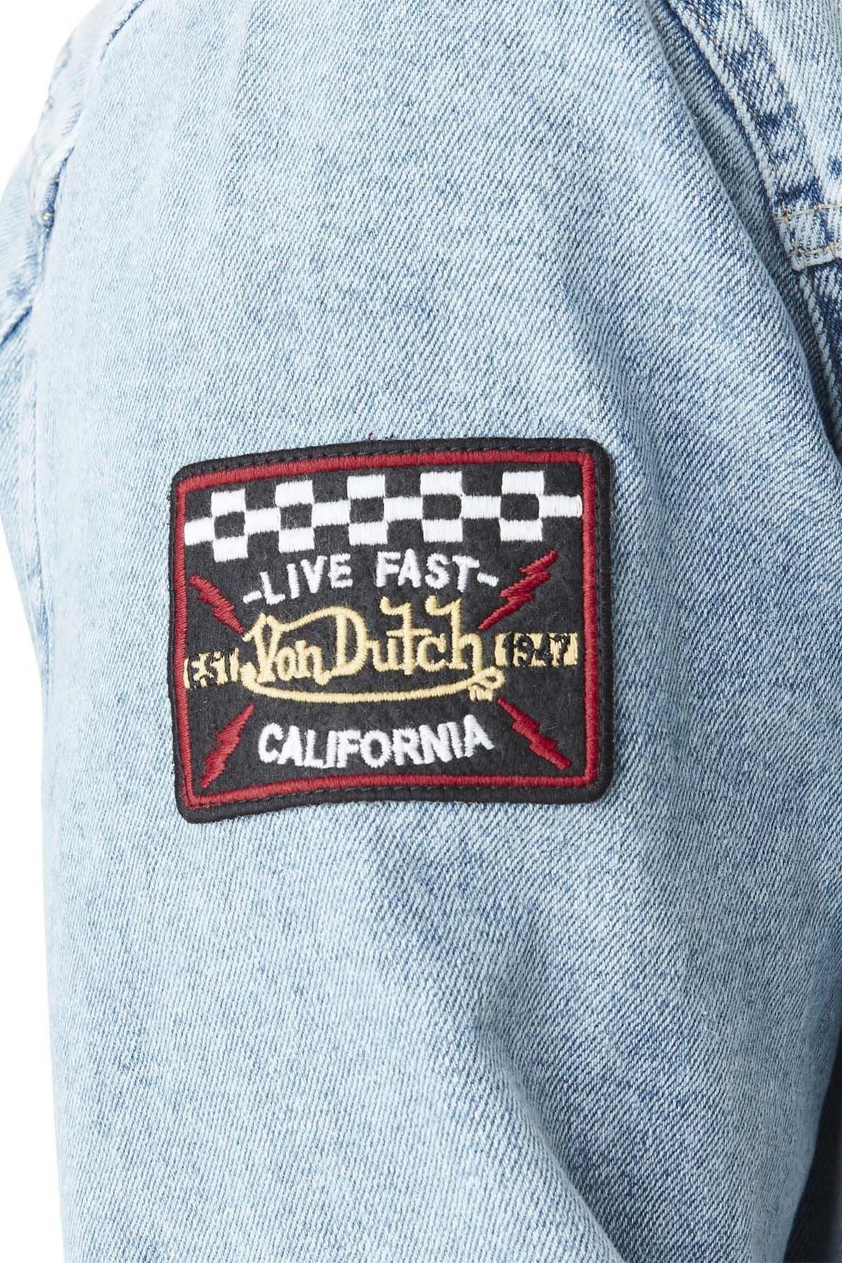 Denim jacket with patches - Image n°6