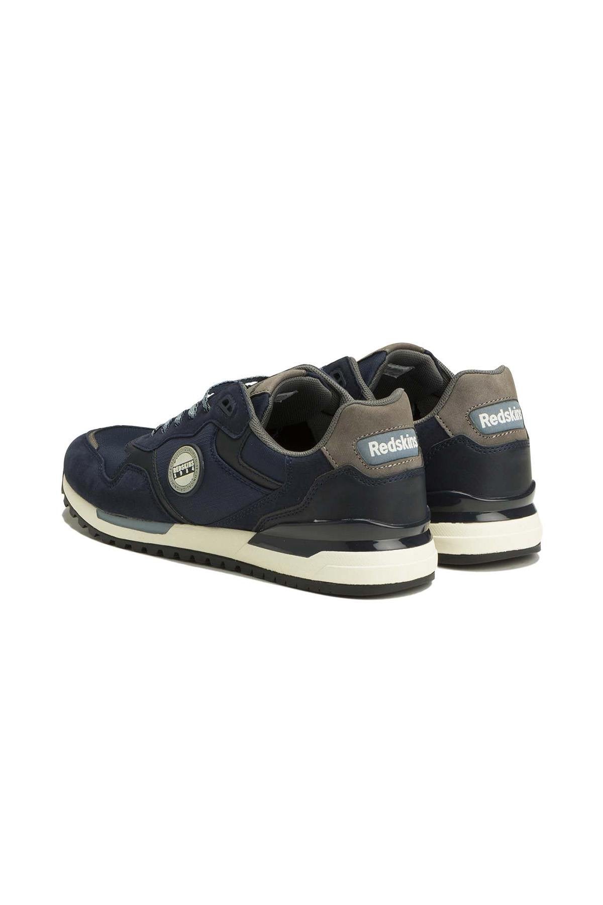 Navy and gray men's sneakers - Image n°2