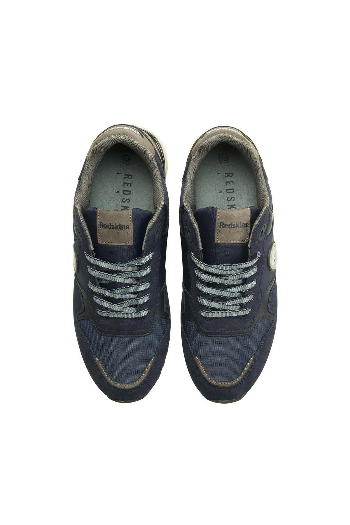 Navy and gray men's sneakers - Image n°4