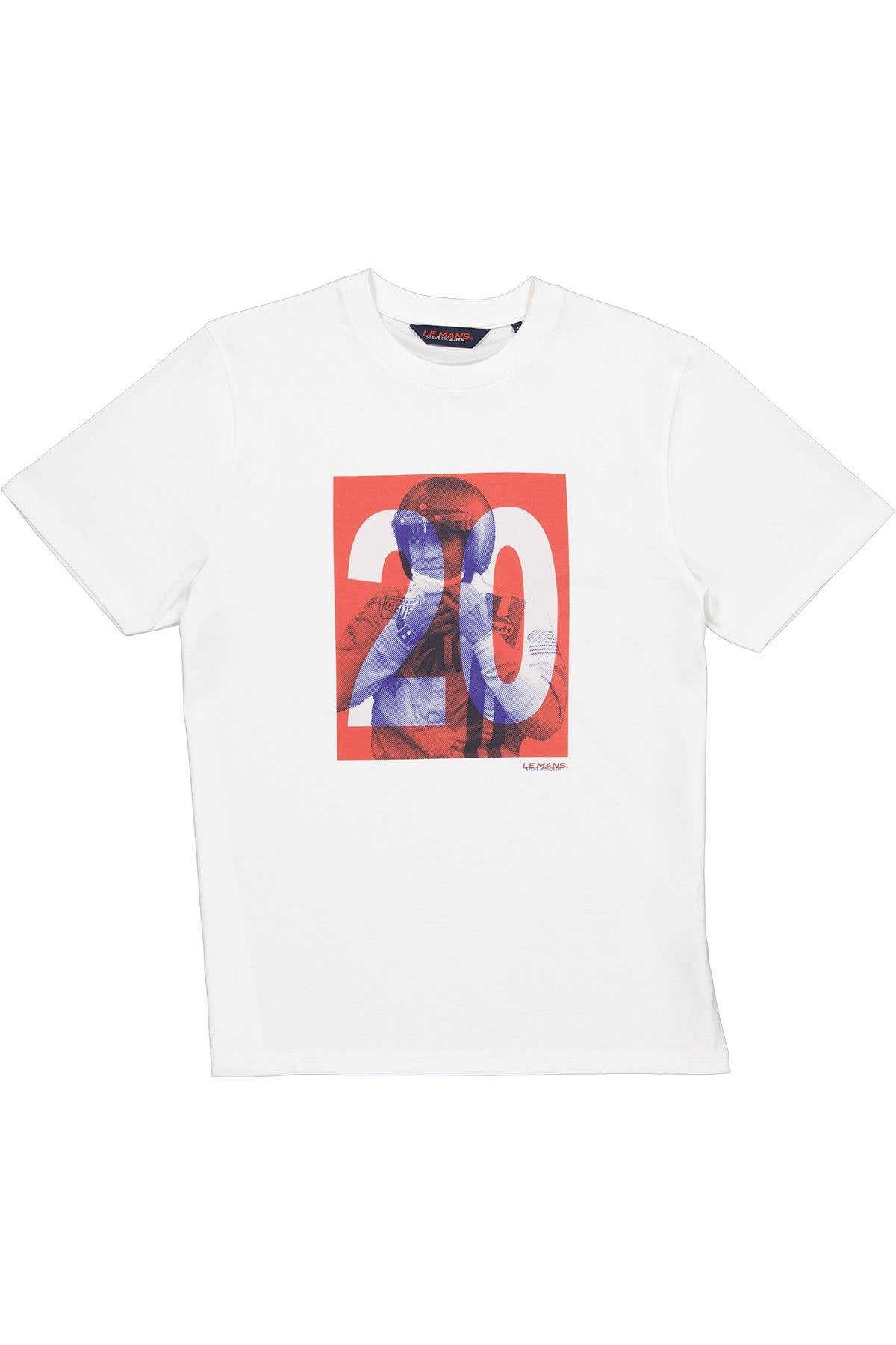 White Steve McQueen "20" cotton t-shirt - Image n°3