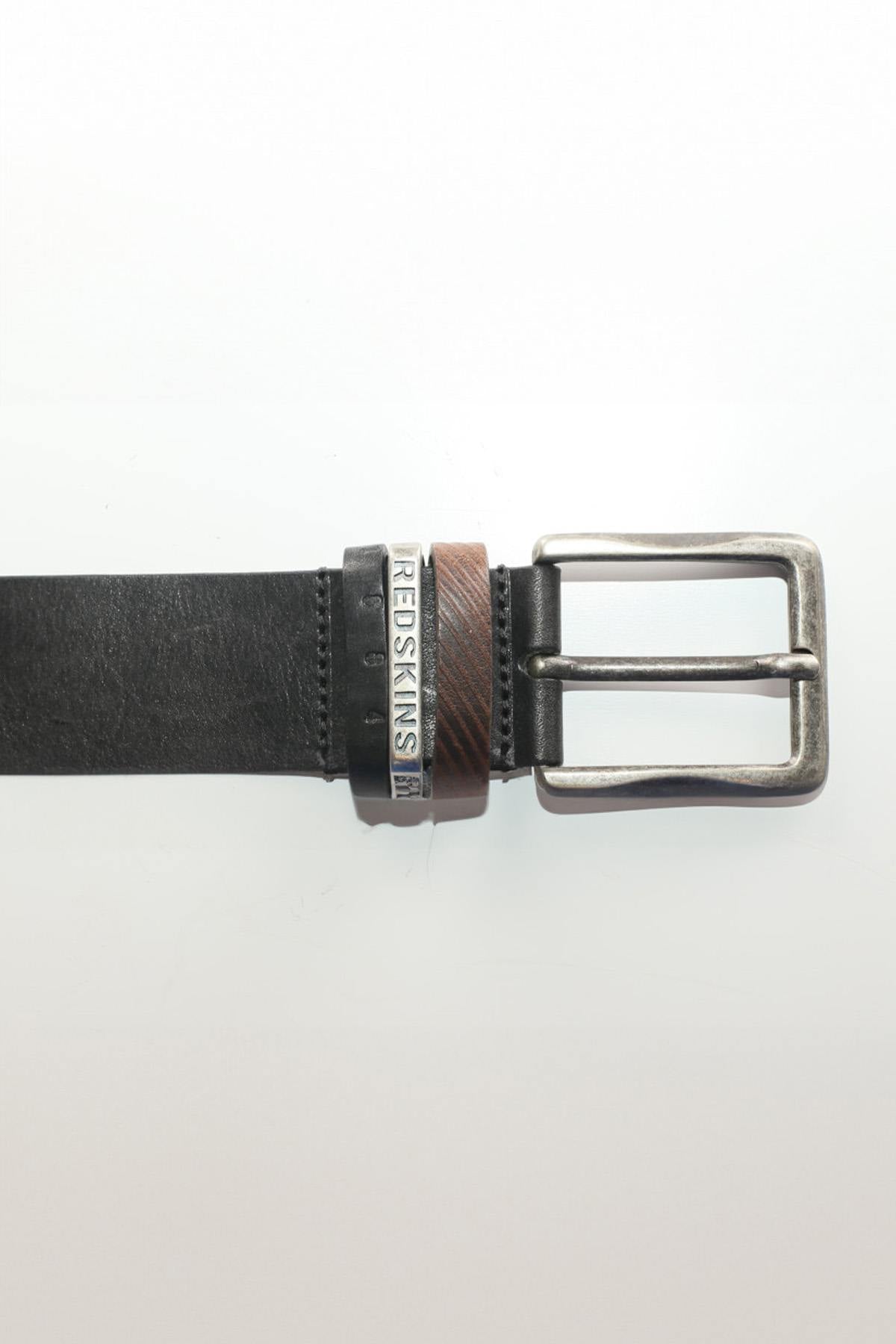 Black buckle belt for Men - Image n°4