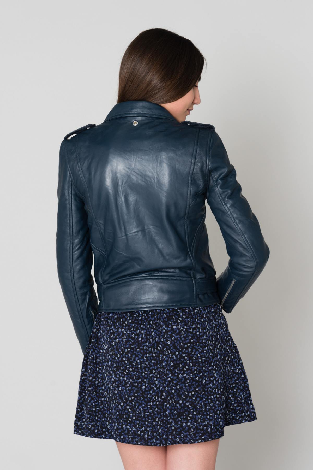 Schott Black Leather Perfecto for Women - Image n°7