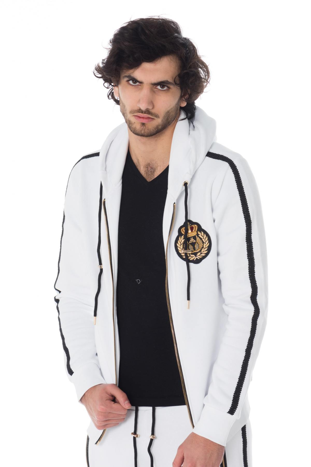 Men's white track jacket - Image n°3