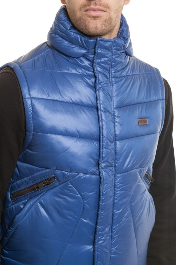 Antony Morato Men's Sleeveless Down Jacket Blue - Image n°3