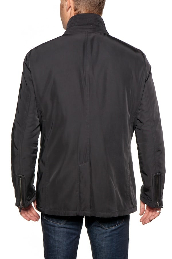 ARMA men's black textile parka - Image n°5