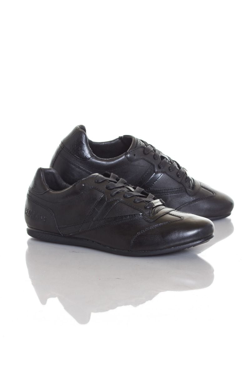 Redskins black cowhide leather sneakers for Men - Image n°1