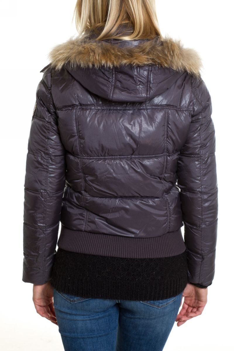 Kaporal women's down jacket Steel Color in polyamide - Image n°4