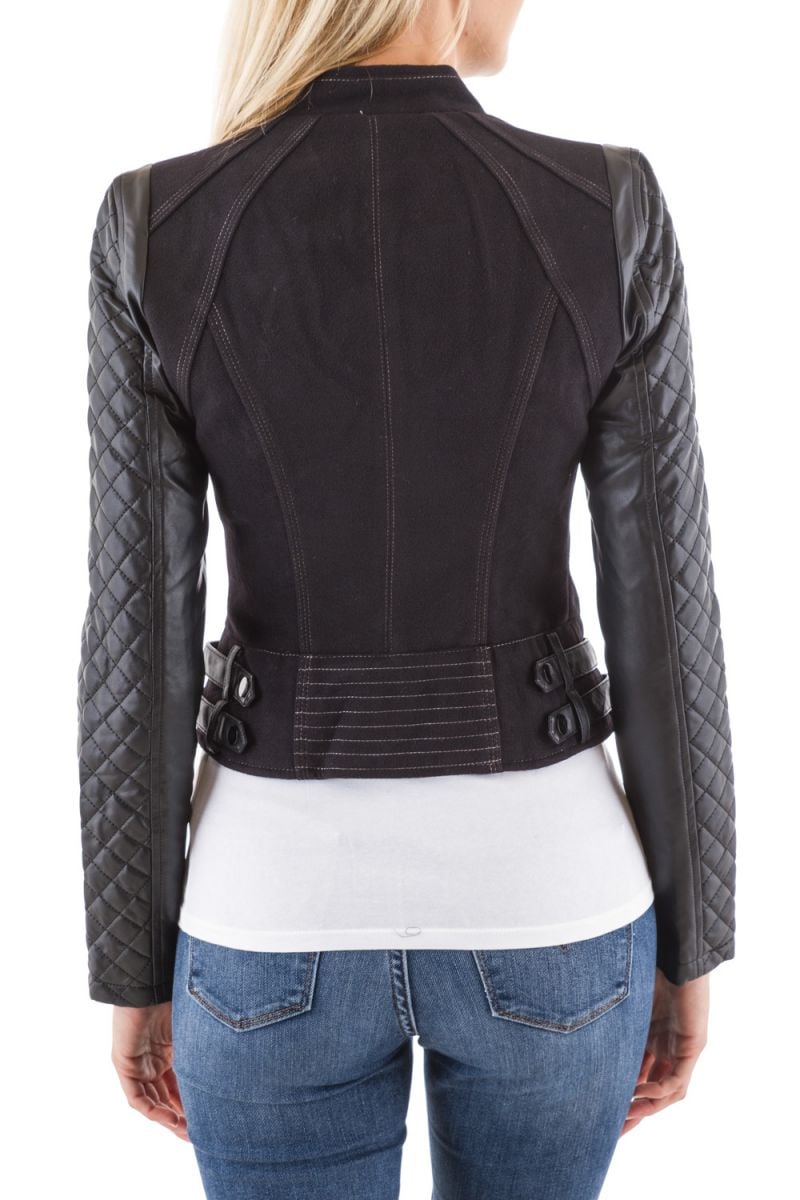 Women's textile jacket Arturo Black - Image n°5